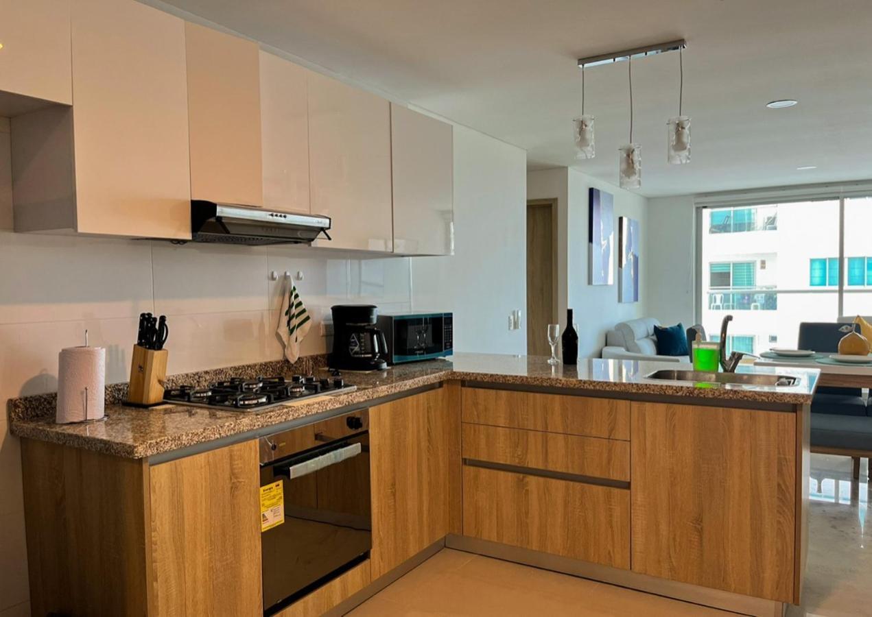Exclusivo Apartamento Frente Al Mar En Cartagena Екстер'єр фото